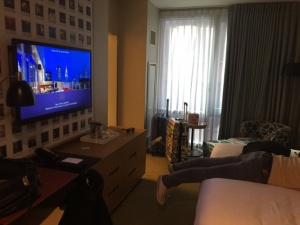 Nadine Günter ein Hotelzimmer in New York